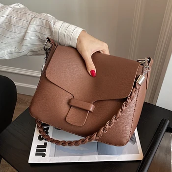 

Trendy Small Bags Women's Bag 2020 New Fashion Messenger Bag Online Influencer Hongkong Style Shoulder Underarm Small Square Bag