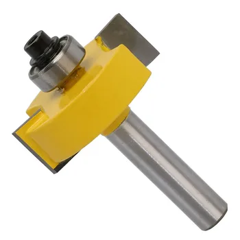 

1/2 Inch Shank 6 Bearings Set for Multiple Depths For All Range's Router Wood Hand Tools Rabbeting Router Bit