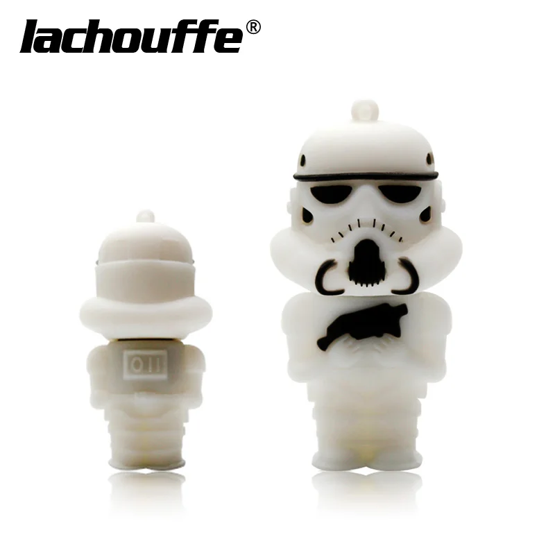 Флеш-накопитель серии Star Wars, BB-8, USB флеш-накопитель с роботом, 4 ГБ, 8 ГБ, 16 ГБ, 32 ГБ, 64 ГБ, накопители памяти YODA, 128 ГБ, флеш-накопители с реальной емкостью