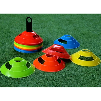 

5pcs/set High Quality Soccer Training Sign Dish Pressure Resistant Cones Marker Discs Marker Bucket PE Sports Accessories