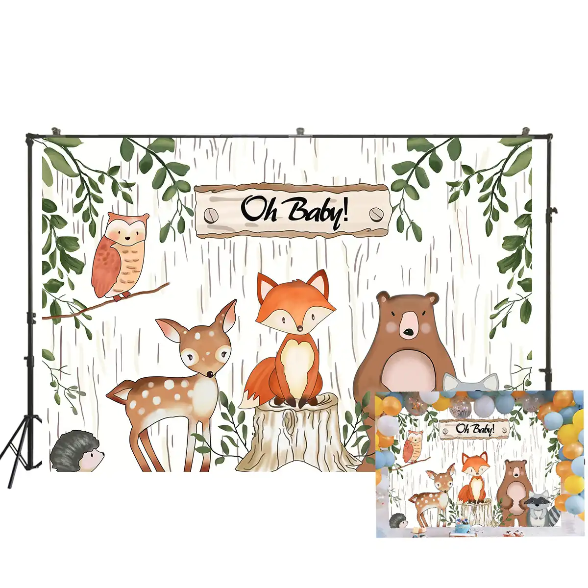woodland creatures baby shower