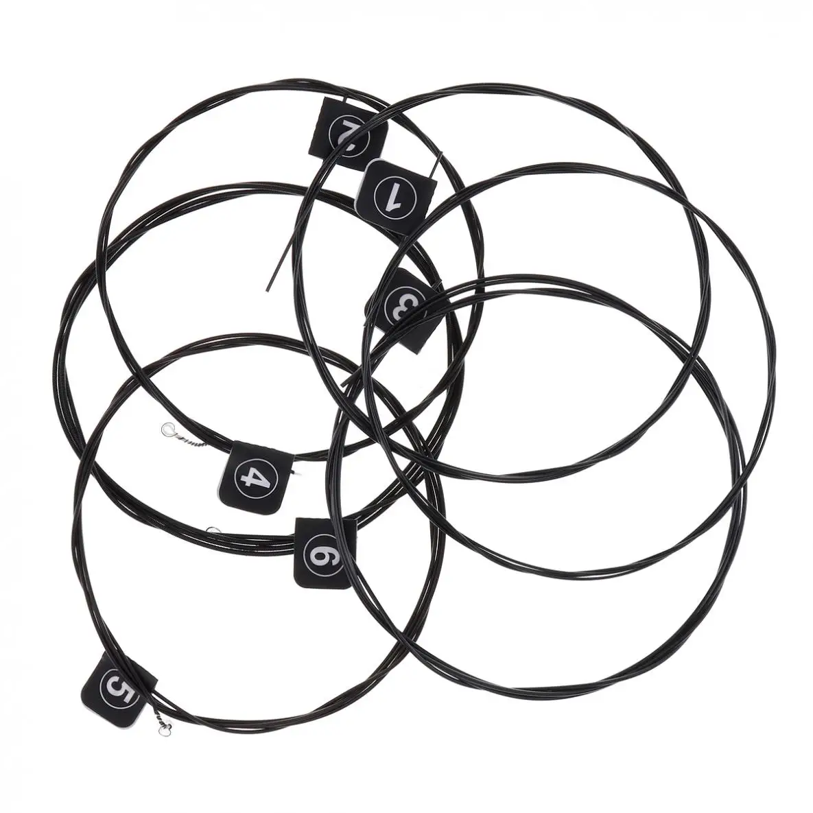 Orphee Guitar Strings 6pcs/set 028-045 Durable Classic Color Plated Wire with Great Tone & Hard Tension