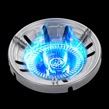 

Stainless Iron Gather Fire Torch Heat Insulation Gas Stove Cover Ring Reducer Pot Holder Energy Saving Accessories