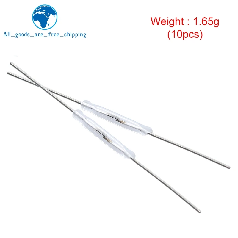 TZT 10/30 Stück 2 * 14 mm N/O Reed-Schalter Magnetschalter Normalerweise offener magnetischer Induktionsschalter für Arduino – Detail 5