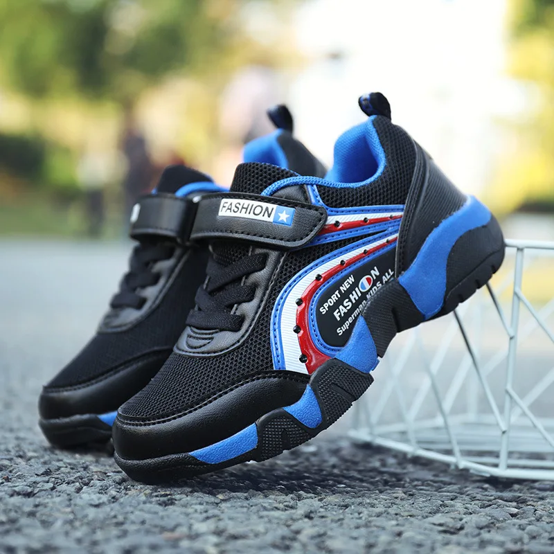 

2019 New Style Listed Fashion Autumn Children Men's Mesh Big Boy Women's Kids Spring Anti-slip Sports Footwear