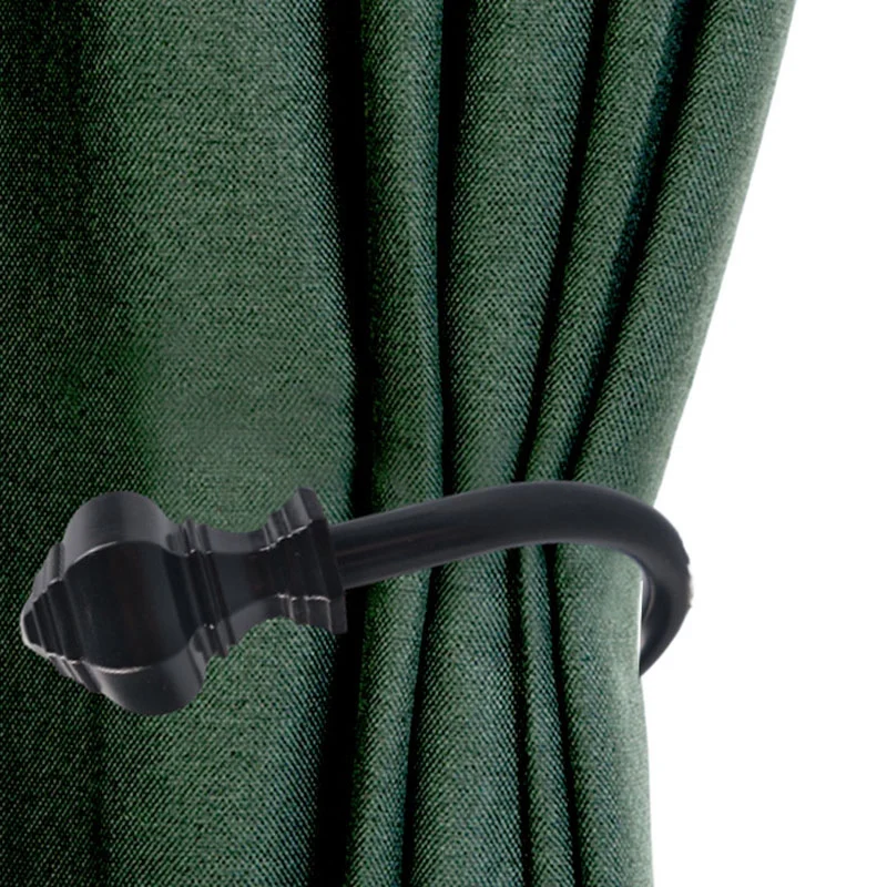 2 Pcs Metal Curtain Holdbacks Decorative Wall Mounted Drapery Tiebacks