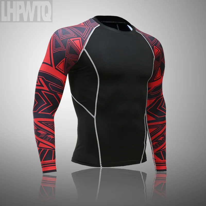 Мужой колект MMA ragard тактика ветные легинсы фитнес мжской кионый омлект одежды бренды мужчины - Цвет: shirt