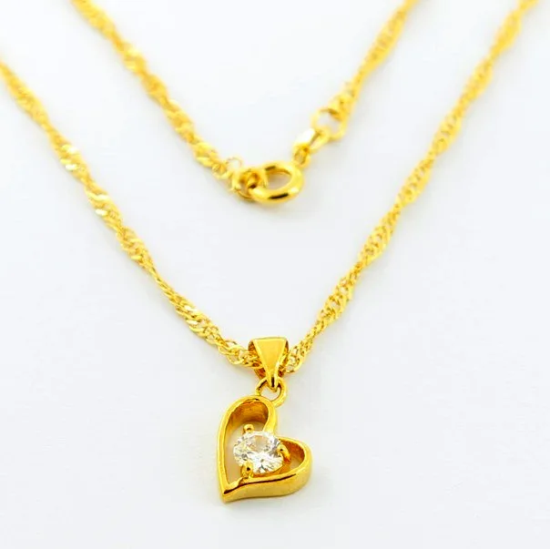 

Plated 24 K Gold Necklace Women's Gold Jewelry High Imitation Gold Necklace JP013 Long Does Not Fade Manufacturers Direct Wholes