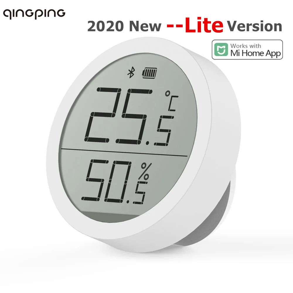 

ClearGrass/Qingping smart Temperature Humidity Sensor Lite Version Data Storage Screen Thermometer with MiHome App Smart LCD