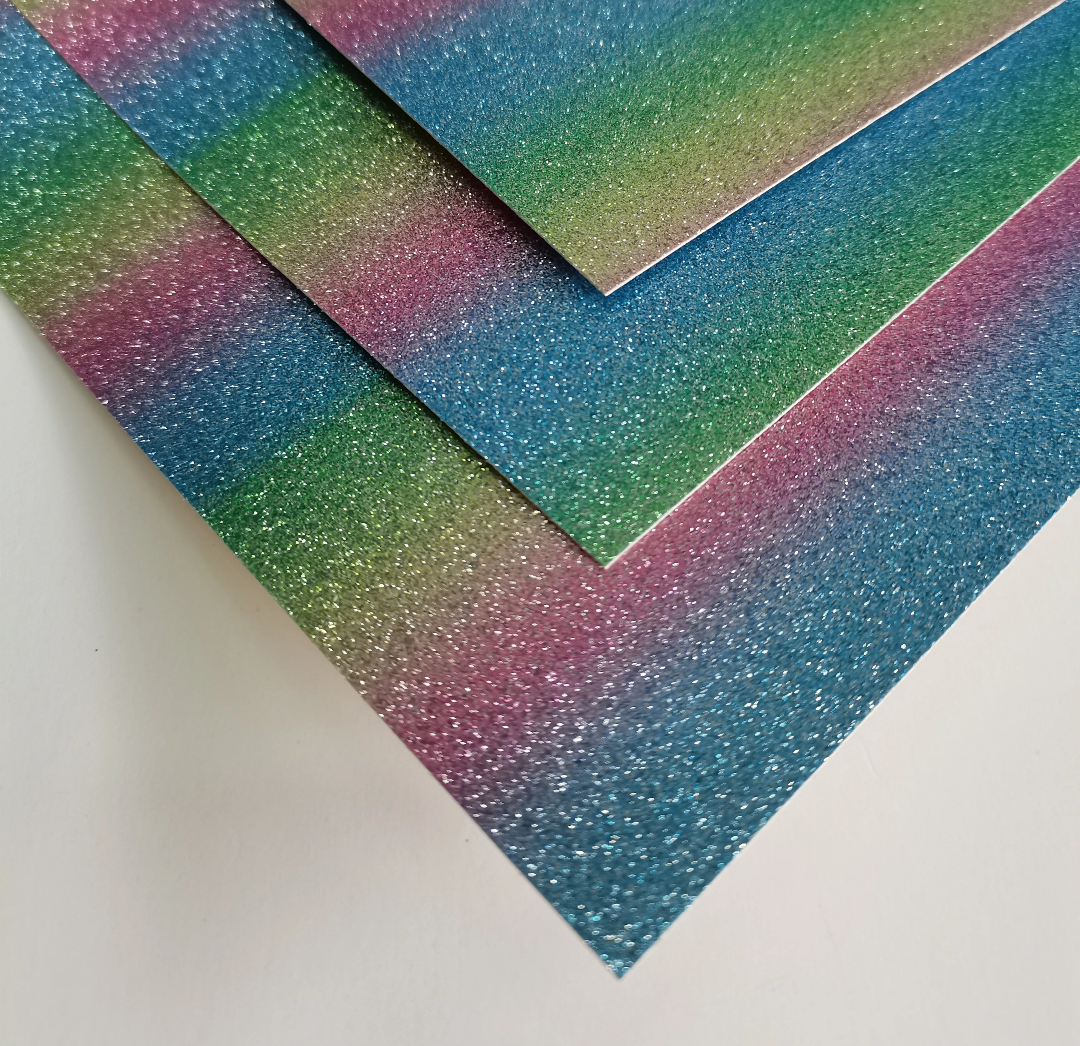 1000pcs 300Gsm 12*12 Rainbow Printed Glitter Paper For Crafts - AliExpress