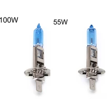 Туман светильник s лампочки белого светильник 5500k Авто галогенные лампы головного осветительный противотуманный DC12V 2 шт. 55 Вт H1 галогенные лампы головного светильник