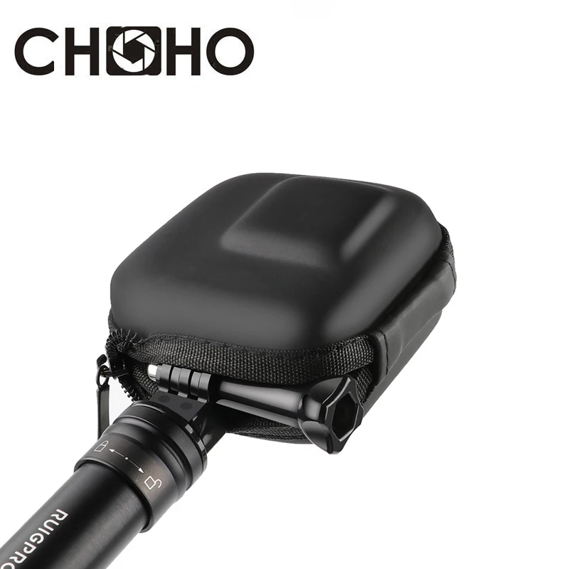 Per Gopro Hero 9 10 11 12 Accessori Neri Custodia Mini Bag Collection Pu Protezione Impermeabile Da Viaggio Portatile Per Go Pro Hero 7 8