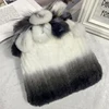 Russian Winter Real Fur Hat Hot Sale Natural Rex Rabbit Fur Warm Cap Ladies Knitted 100% Geunine Fur Hats 5