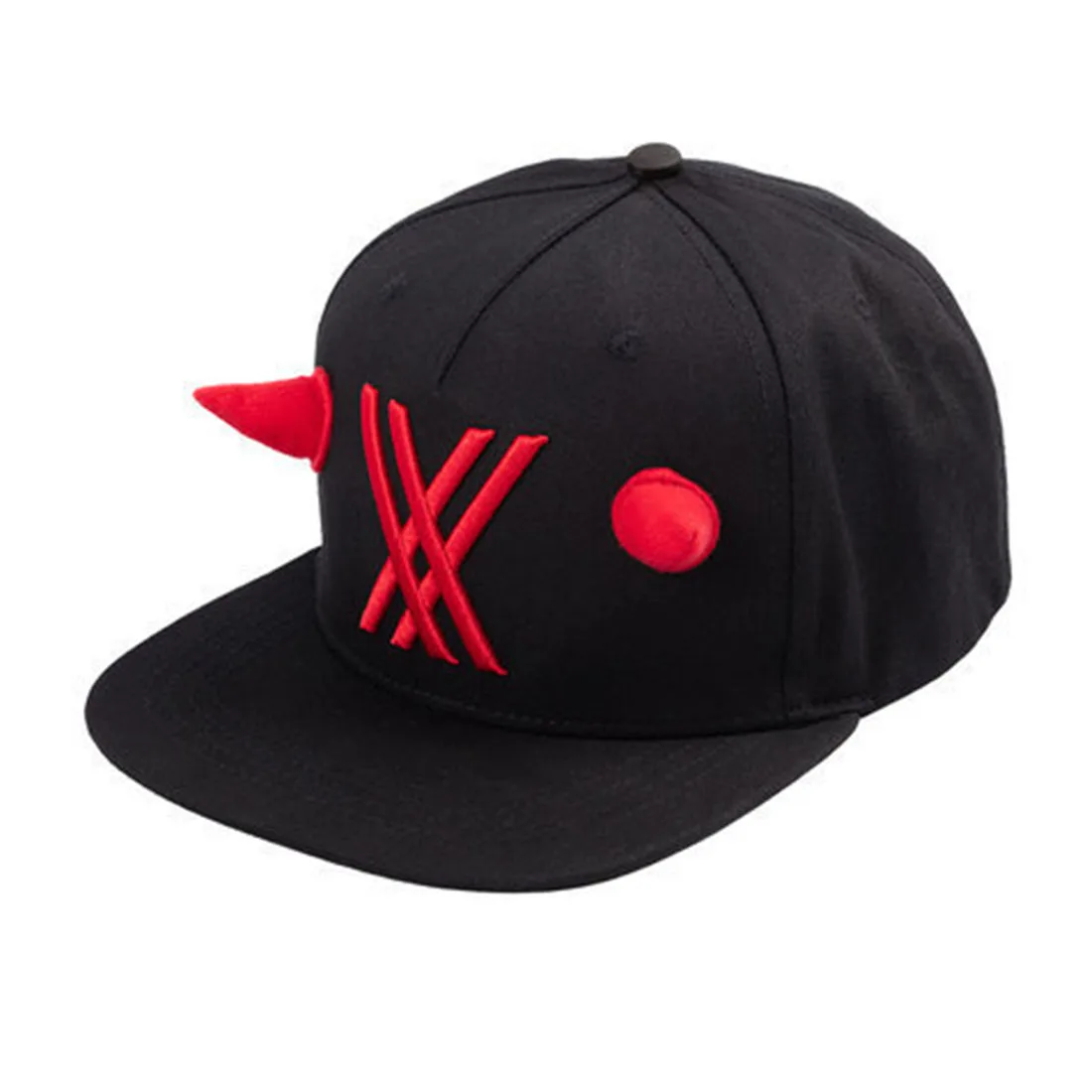 Anime darling in the franxx hat Cosplay prop Accessories Zero Two 02 Adjustable Baseball Caps