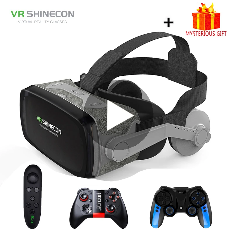 VR Shinecon Viar Casque Headset Virtual Reality Glasses 3D Helmet Goggles 3  D For iPhone Android Smart Phone Smartphone Lunette|3D Glasses/ Virtual  Reality Glasses| - AliExpress