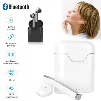 

2020 New TWS Wireless Stereo 9D Noise Reduction Bluetooth5.0 Headphones HIFI Earbuds Waterproof Earphone Sport Headset