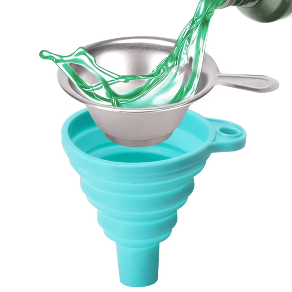 

New Metal UV Resin Filter Cup+Silicon Funnel Disposable for ANYCUBIC Photon SLA 3D Printer Accessories