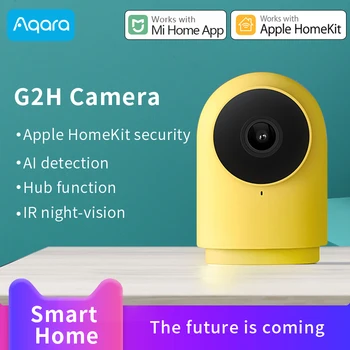 

New Aqara G2H Smart IP camera 1080P webcam ZigBee3.0 support Apple HomeKit mi home App AI detection Hub function IR night-vision