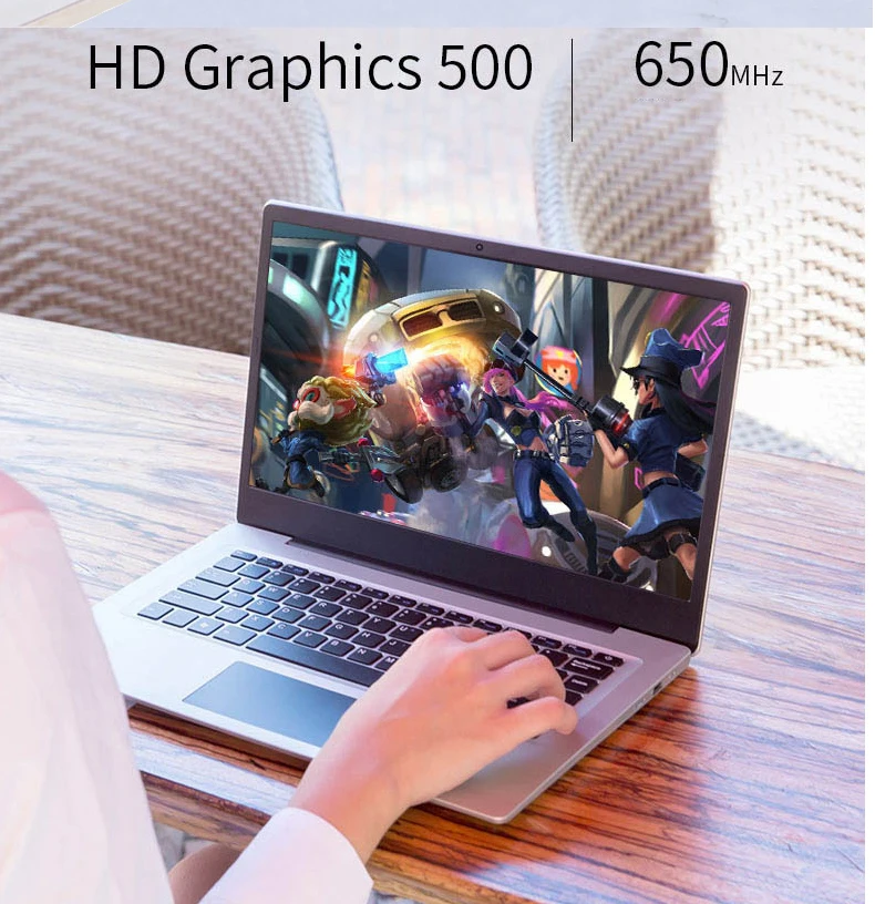 15.6 inch Laptop Computer 8GB RAM 128GB/256GB SSD Notebook  With 1920*1080 IPS Screen win10 Laptops For Students Office