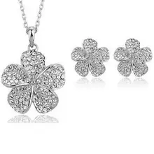 Стерлинговое Серебро 925 пробы, ожерелье с подвеской в виде травы листьев, серьги, костюм для подружки невесты/женский, Свадебный комплект ювелирных изделий для помолвки