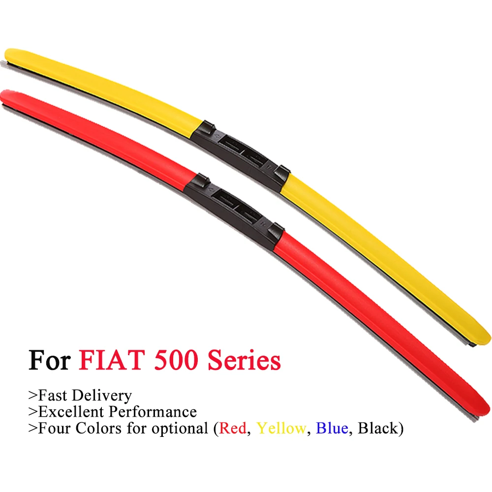 Самая крутая цветная Щетка стеклоочистителя HESITE для FIAT 500 595 695 500C 595C 695C 500L 500X