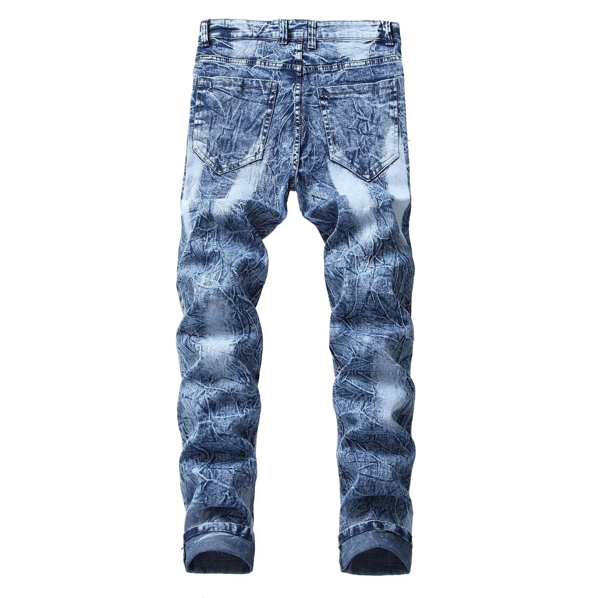 2020 мужские весенние джинсы homme прямые повседневные длинные брюки pantalon джинсовые