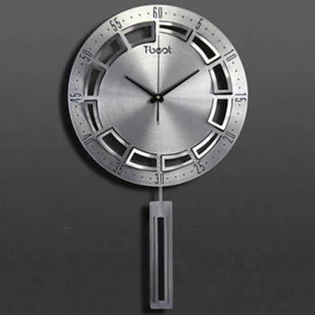 

Metal Crystal 3D Wall Clock Modern Design Living Room Decoration European Art Digital Clocks Swing Big Wall Watch Home Decor