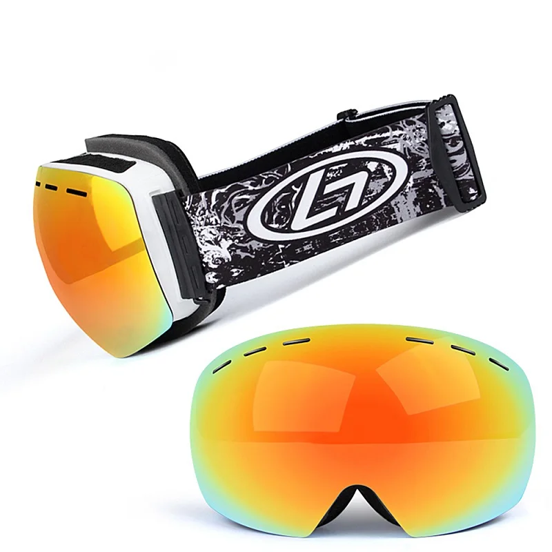 OBALAY Ski Goggles UV400 Protection Snowboard Eyewear Anti-fog Ski Mask Glasses Snow Snowmobile Man Women Skiing  Outdoor Sport