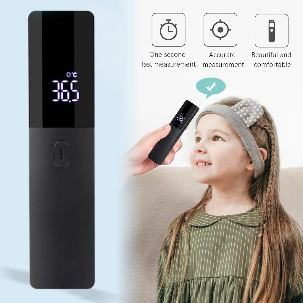 

New Baby Non-contact fever lcd digital thermometer Portable Handheld Infrared Body Thermometer with LCD Backlight in stock