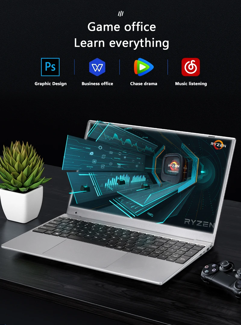 15.6 inch  AMD Ryzen5 3550H Processor IPS Screen