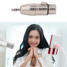 Стерео Мини 3,5 мм мужской разъем TRS для Xlr 3 Pin Женский микрофон аудио адаптер Никель Позолоченные разъемы