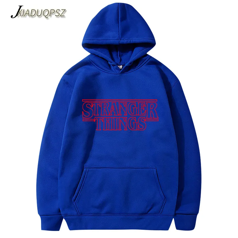WY68 Blue Модные лица странные вещи с капюшоном мужские/женские толстовки и толстовки на осень с хип хоп зимняя мужская толстовка с капюшоном бренд - Цвет: WY68 Blue