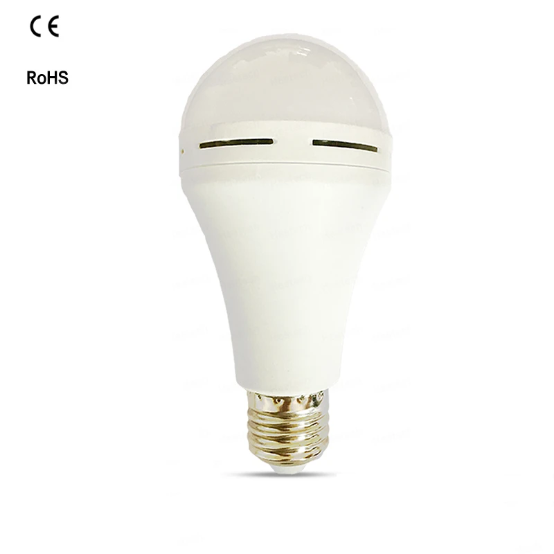 LED Emergency Light Bulb E27 B22 7W-15W Rechargeable AC 85-265V