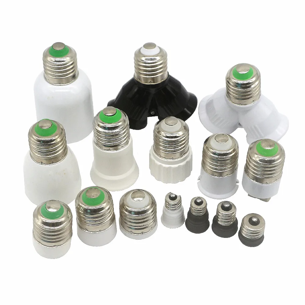 Lamp Base LED Corn Bulb light Lamp Holder Converter Socket Adapter Conversion 1Pcs E27 B22 E12 G9 GU10 MR16 E14 E17 E40 G24 2E27
