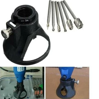 

Drill Bits Milling W/ Speaker Cover Cutter Guide Kit For Cutting Wood Metal PVC