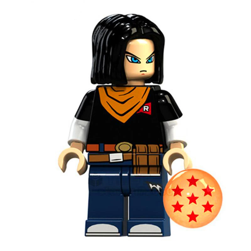 8 шт./компл. Dragon Ball Z Violett Krillin Tien Shinhan Goku Chiaotzu Vegeta модель строительные блоки кирпичи техника игрушки для детей