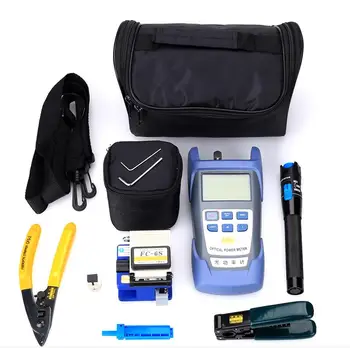 

Wholesale Ftth Fiber Optic Tool Kit with Optical Power Meter/VFL/Fiber Cleaver