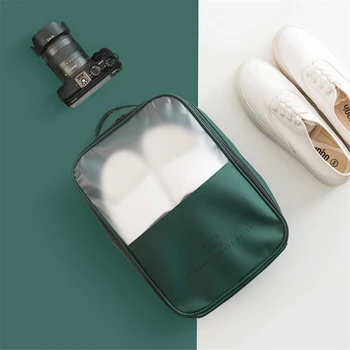 

2020 Portable Organizer Bags for 3 pairs Shoes Convenient Travel Storage Bag with top-handle Sorting Pouch suitable for suitcase