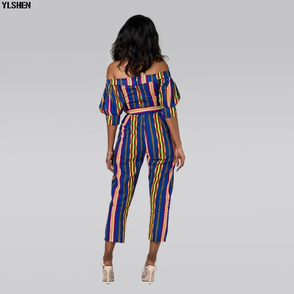 Dashiki African Clothes for Women Traditional Print  Jumpsuit Dresses Basin Riche Clothing Vetement Robe Africaine Femme 2019 18