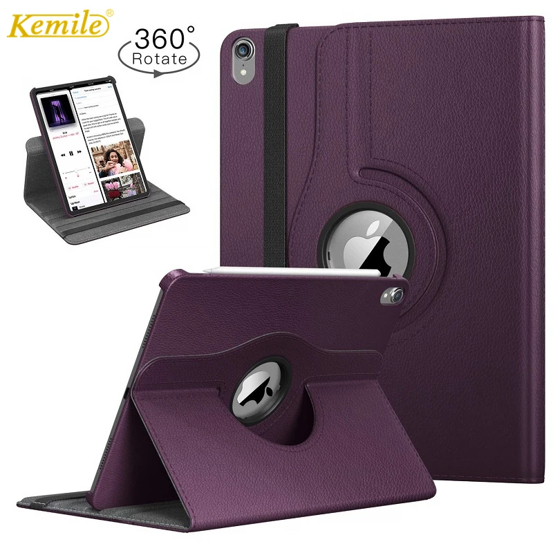 Вращающийся на 360 градусов чехол для iPad Air 3 10 5 2019 Pro из искусственной кожи с