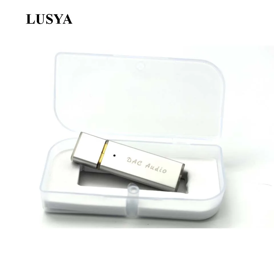 Lusya SA9023A + ES9018K2M USB Портативный DAC HIFI внешняя звуковая карта декодер для компьютера