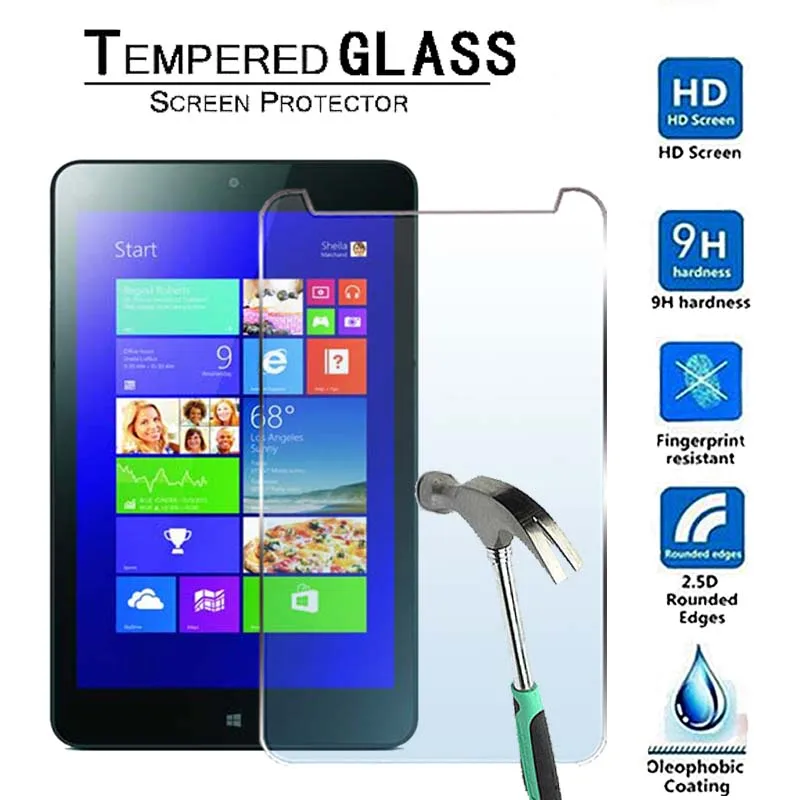 

For Lenovo ThinkPad 8 8.3"-30 7.0"-Premium Tablet 9H Tempered Glass Screen Protector Film Protector Guard Cover