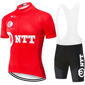 

2020 TEAM NTT cycling jersey 20D bike Shorts mtb mens summer quick dry roupa ciclismo Culotte wear tenue cycliste homme