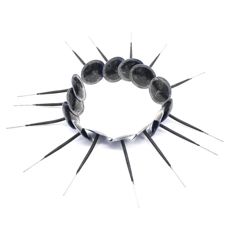 

48Pcs Rubber Tire Puncture Repair Wired 3Mm Plug Mushroom Patch