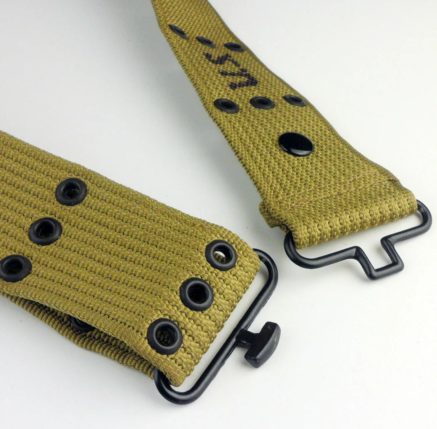 tomwang2012. WW2 WWII US Field Gear Army Pistol Belt Canvas Up to 46''