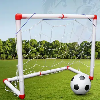 

Portable White Plastic Goalkeeper Outdoor Football Net Soccer Ball Net Game Children'S Soccer Net Durable