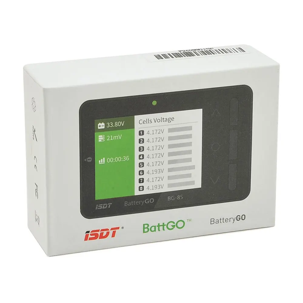 ISDT BattGo BG-8S Smart Battery Checker Balancer Receiver Signal Tester Quick Charge Function 6