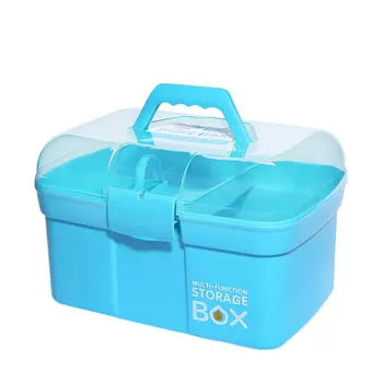 

Home Storage Box Medicine Box Multi-Layer First Plastic Beauty Cat Nail Box Children's Toolbox Small Medicine Box