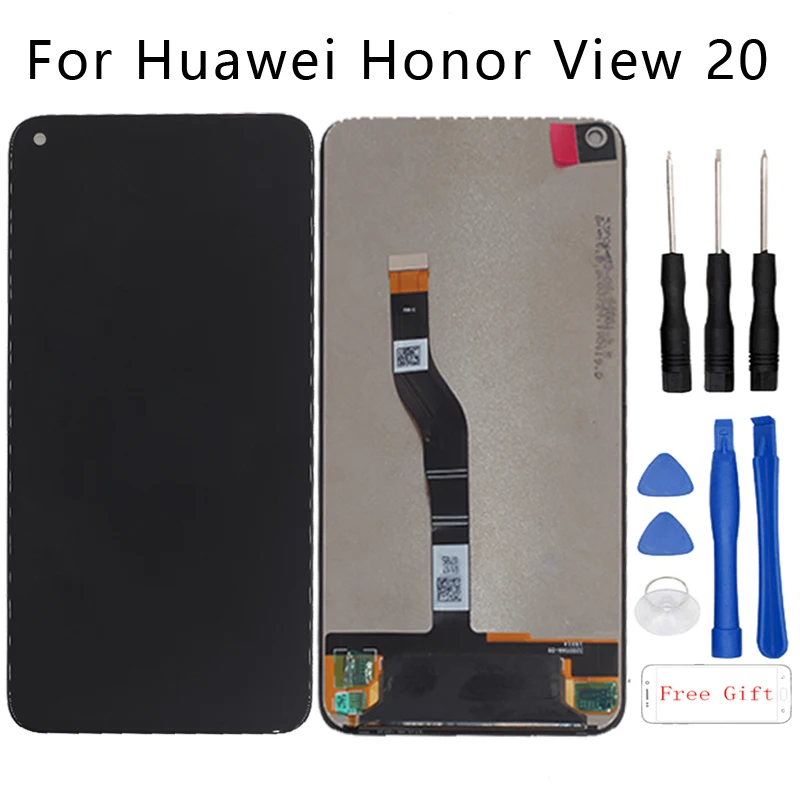 10 сенсорный Оригинальный ЖК дисплей для huawei Honor View 20/Honor V20 дигитайзер сборка