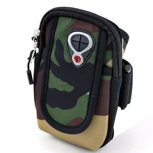 Мода Фитнес Бег езда Спорт SAMSUNG телефон рука рукав открытый многофункциональный камуфляж Универсальный Apple Arm